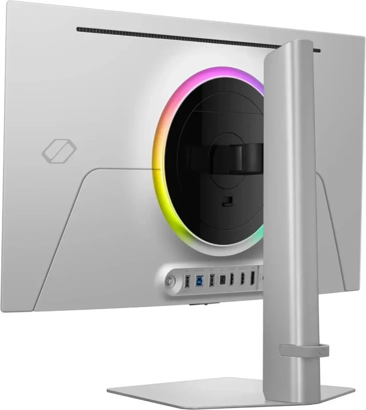 Samsung Odyssey G6 LS27FG602SNXZA 27" QHD 1440P 500Hz OLED Gaming Monitor - 2560x1440, 0.03ms Response Time, HDR500, FreeSync Premium Pro, G-SYNC Compatible, 99% DCI-P3, HDMI 2.1, DisplayPort 1.4, RGB Lighting, Height Adjustable Pivot Tilt Stand - Gallery Image