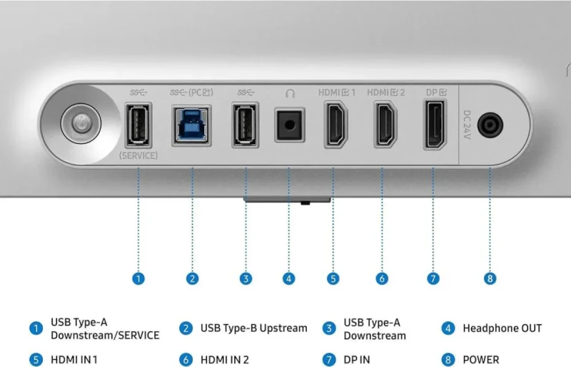 Samsung Odyssey G6 LS27FG602SNXZA 27" QHD 1440P 500Hz OLED Gaming Monitor - 2560x1440, 0.03ms Response Time, HDR500, FreeSync Premium Pro, G-SYNC Compatible, 99% DCI-P3, HDMI 2.1, DisplayPort 1.4, RGB Lighting, Height Adjustable Pivot Tilt Stand - Gallery Image