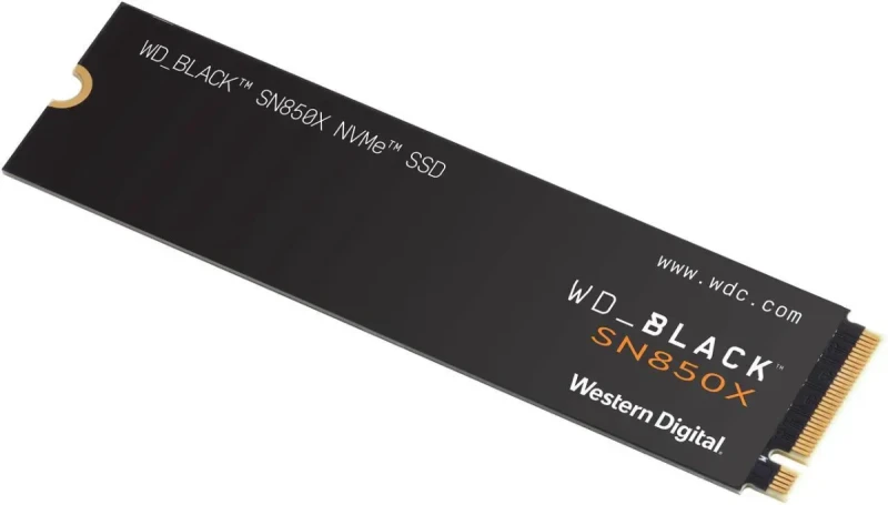 Western Digital WD_Black SN850X - 2 TB SSD, M.2 PCIe 4.0 X4, M.2-2280, 2048 MB Cache memory - Gallery Image