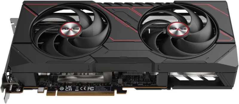 Sapphire PULSE Radeon RX 9070 16GB – AMD RDNA GPU, 16GB GDDR6, Boost Clock up to 2700 MHz, Dual-Fan PULSE Cooling, High-Performance Gaming Graphics Card, PCIe Interface, HDMI/DisplayPort Outputs, 280 mm Length - Gallery Image