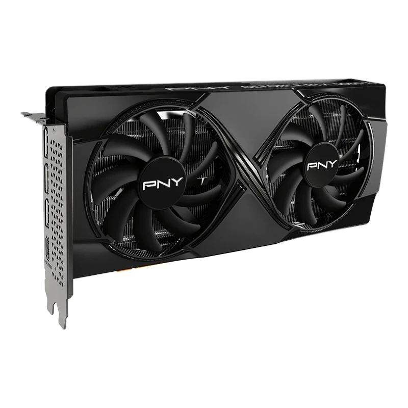 PNY GeForce RTX 5060 Ti Dual Fan 16GB Graphics Card – NVIDIA Blackwell RTX 5060 Ti GPU, 4608 CUDA Cores, 16 GB GDDR7 128-bit Memory, 448 GB/s Bandwidth, PCIe 5.0 x8, Dual-Fan Cooling, Dual-Slot, HDMI 2.1b & 3x DisplayPort 2.1b, 245 mm Length, 180 W TDP - Gallery Image
