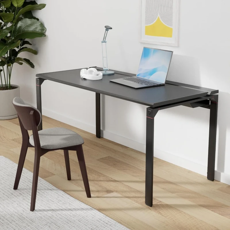 Secretlab MAGNUS Metal Desk MAGBDL15S-BLACK - Black Metal Gaming Desk, Magnetic Cable Management, Black MAGPAD Faux Leather Desk Mat, 150cm x 70cm - Gallery Image