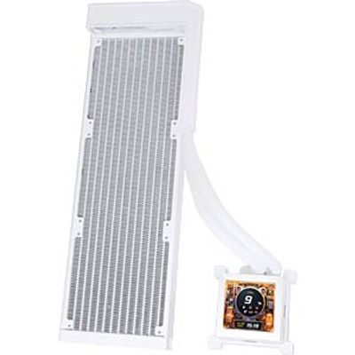 Lian Li Hydroshift LCD 360 ARGB water-cooled, fanless, white
