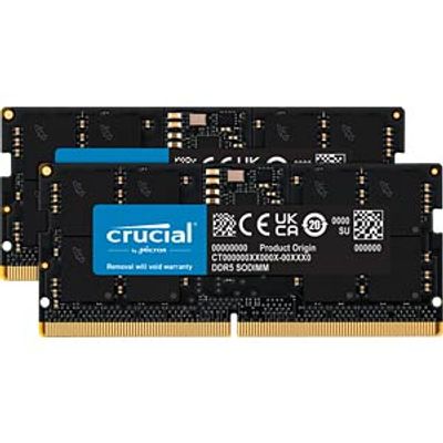32 GB (2x 16 GB) SO DDR5 4800 CL40 Crucial 2-piece kit