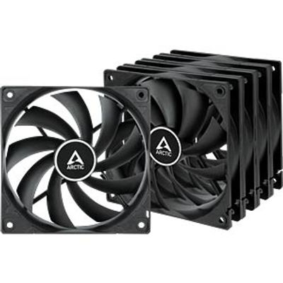 Arctic case fan F12 Black, 120 mm, pack of 5