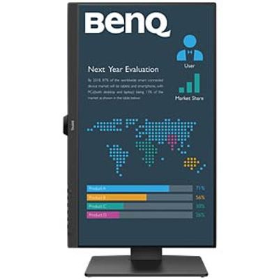 BENQ 24" monitor, 1080p, speakers, 100 Hz, pivot, USB-C