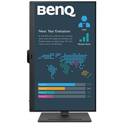 BENQ 27", 1080p, USB-C, 100 Hz, speakers, pivot