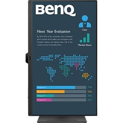 BENQ 35" monitor, WQHD, USB-C, microphone, speaker, pivot