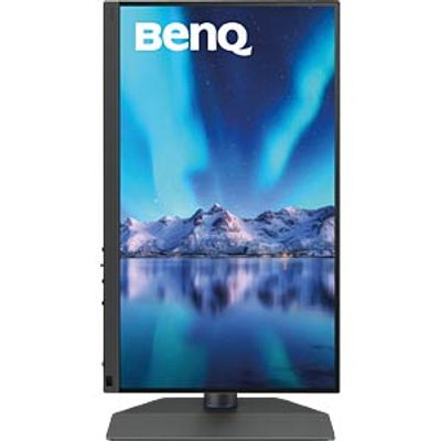 BENQ 27" monitor, USB, card reader, pivot