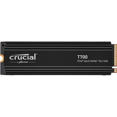Crucial T700 PCIe 5.0 NVMe M.2 SSD, Heatsink, 1 TB