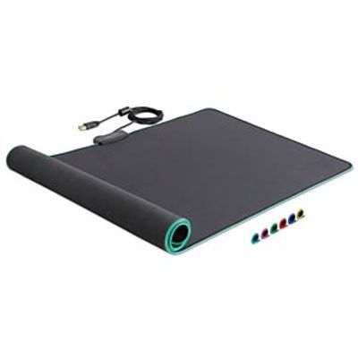DELOCK 12555 - USB Mouse Pad, RGB Illumination