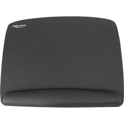 DELOCK 12601 - Mouse pad, with Gel Wrist Rest, black