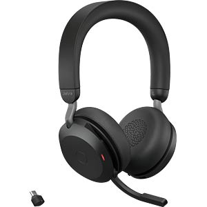 Jabra Evolve2 75, USB-C, MS Teams, Black