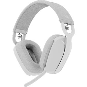 Logitech Headset, stereo, Zone Vibe 100, Bluetooth, grey white
