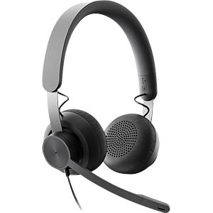 Logitech Headset, Stereo, Zone Wired, USB-C