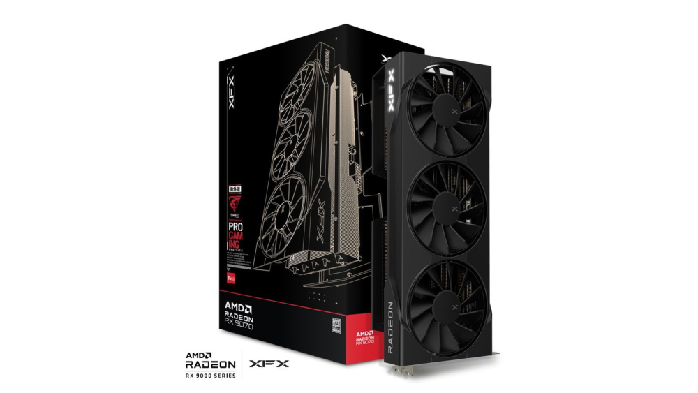 XFX Swift Radeon RX 9070 Triple Fan Gaming Edition