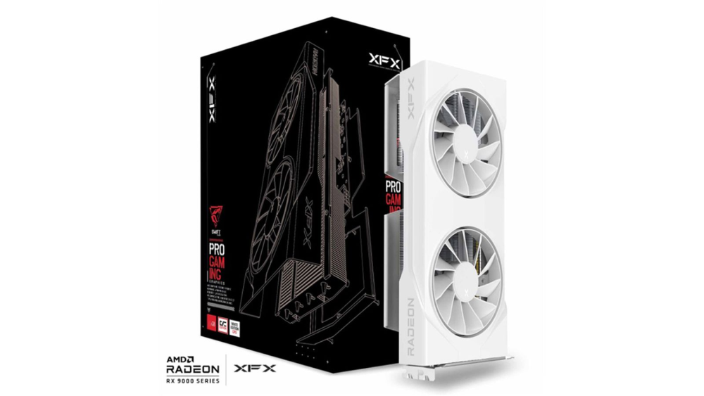 XFX RX 9060XT Swift Dual Fan OC White 8 GB