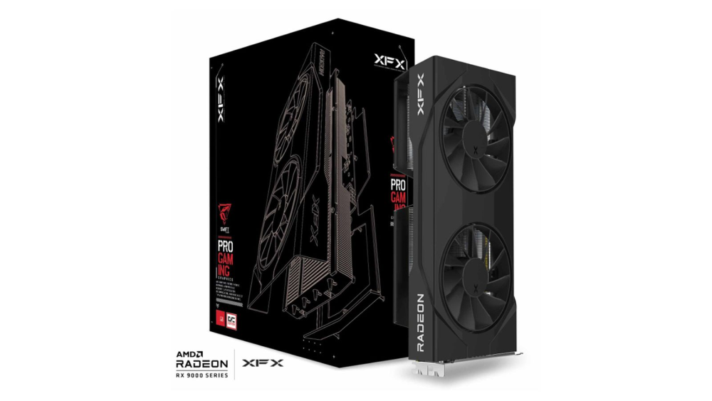 XFX RX 9060XT Swift Dual Fan OC Black 8 GB