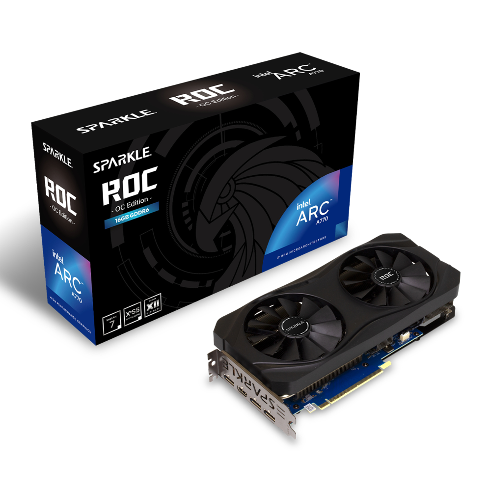 SPARKLE Intel Arc A770 ROC OC Edition 16 GB