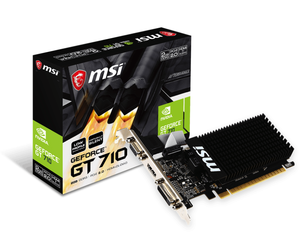 MSI GeForce GT 710 - 2 GB - passive