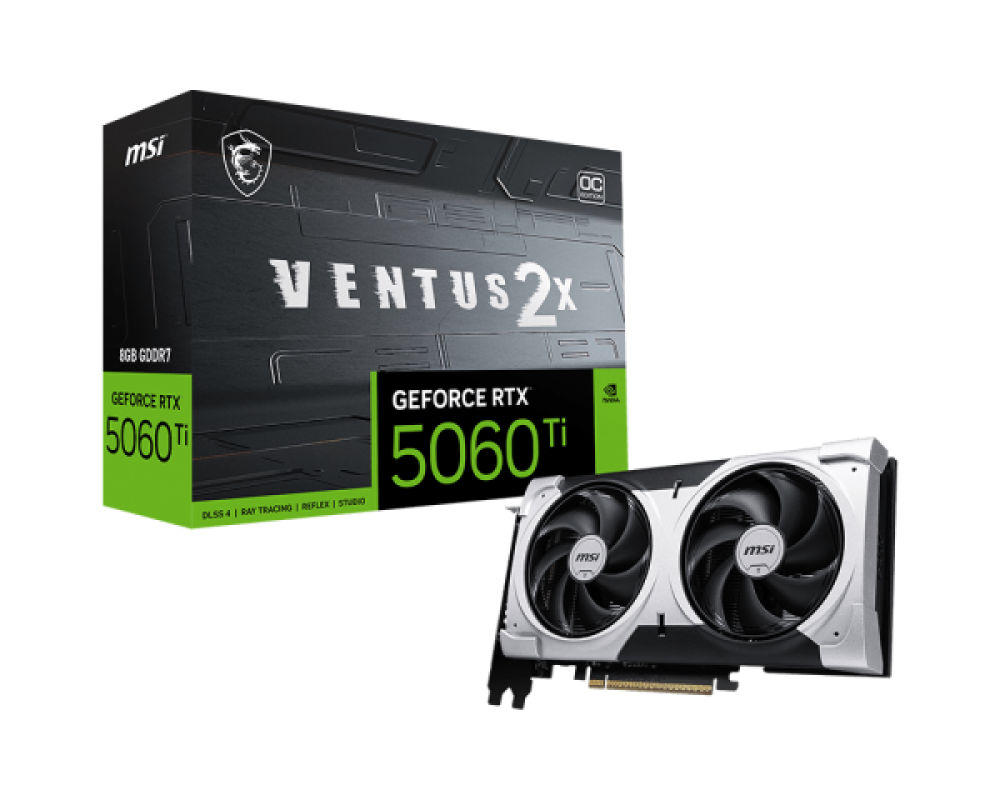MSI RTX 5060 Ti 8G VENTUS 2X OC PLUS