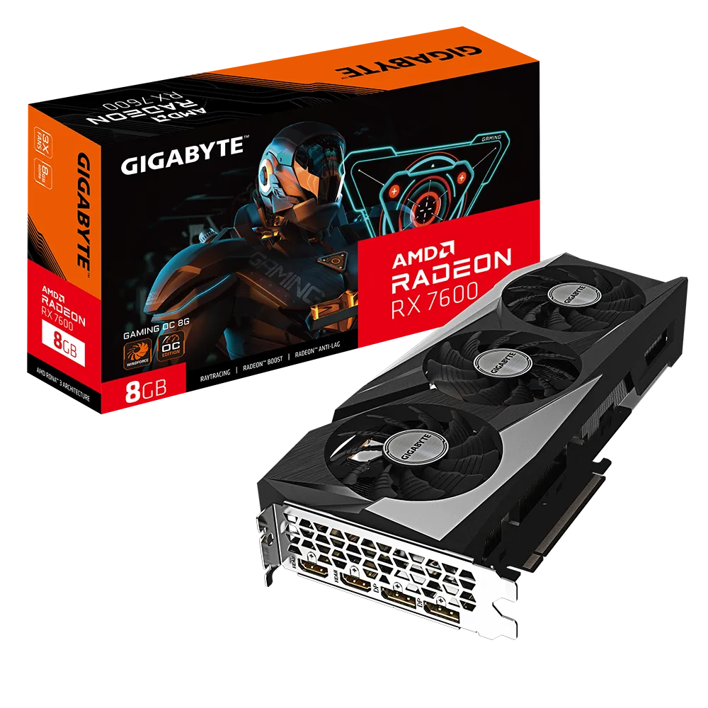 Gigabyte Radeon RX 7600 Gaming OC 8 GB