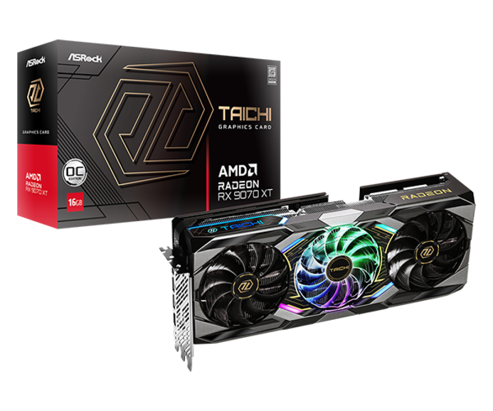 ASRock Radeon RX 9070 XT Taichi 16 GB OC