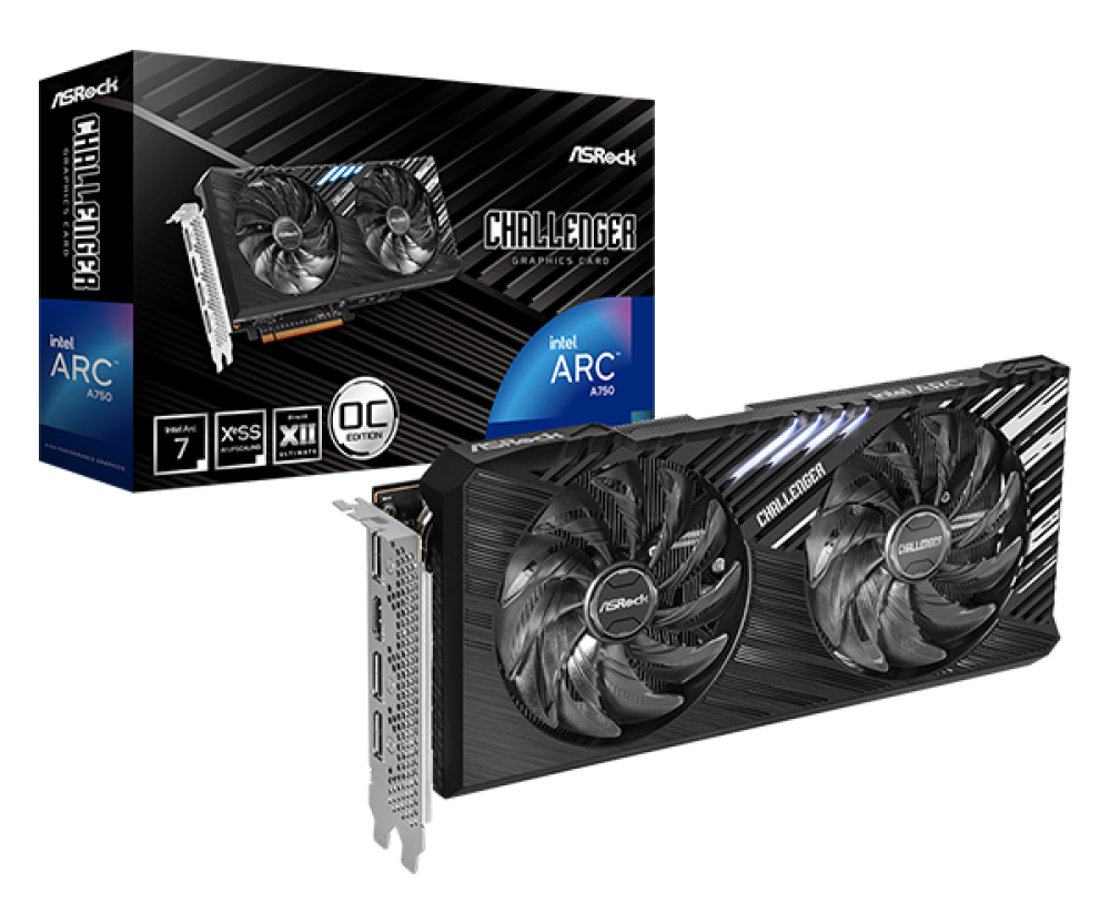 ASRock Intel Arc A750 Challenger SE 8 GB OC