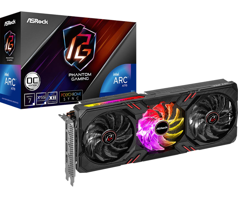 ASRock Intel ARC A770 Phantom Gaming 16 GB OC