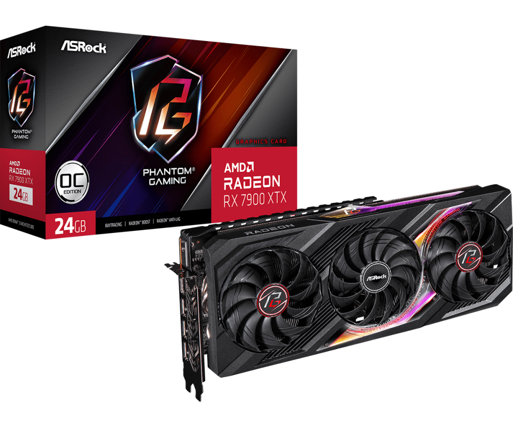 ASRock Radeon RX 7900 XTX Phantom Gaming OC 24 GB