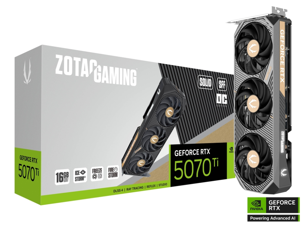 ZOTAC GAMING RTX 5070 Ti SOLID SFF OC
