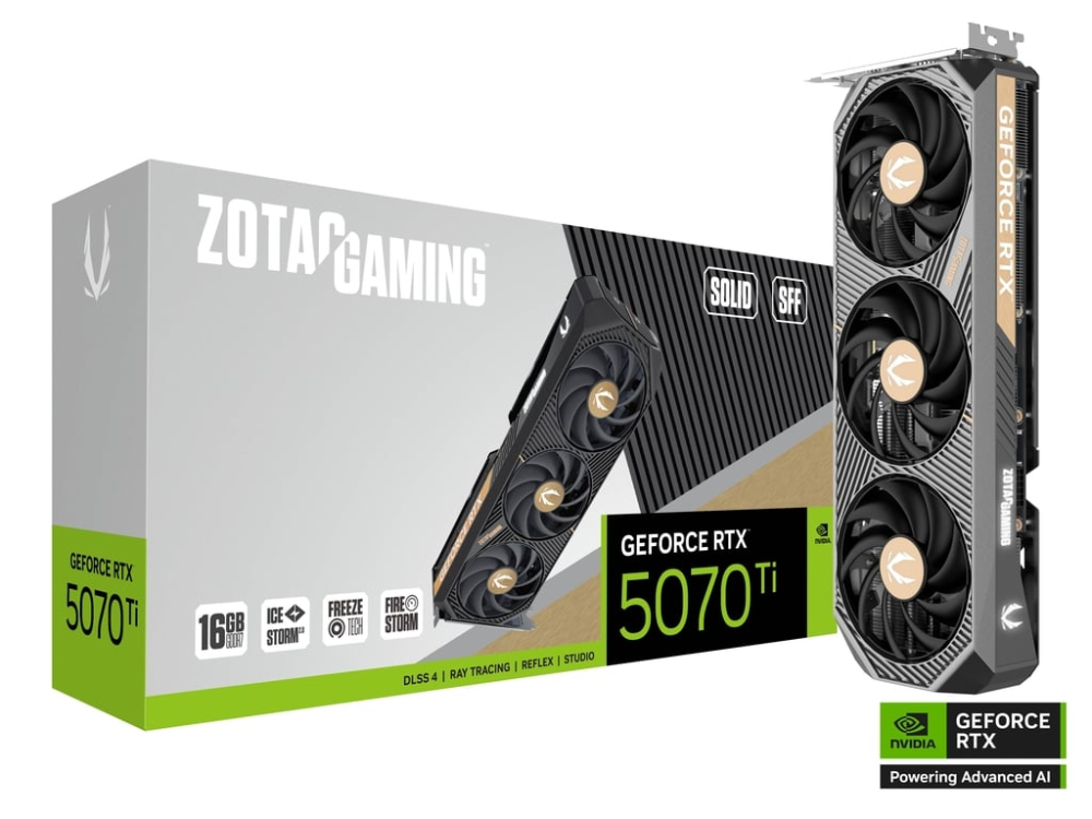 ZOTAC GAMING RTX 5070 Ti SOLID SFF