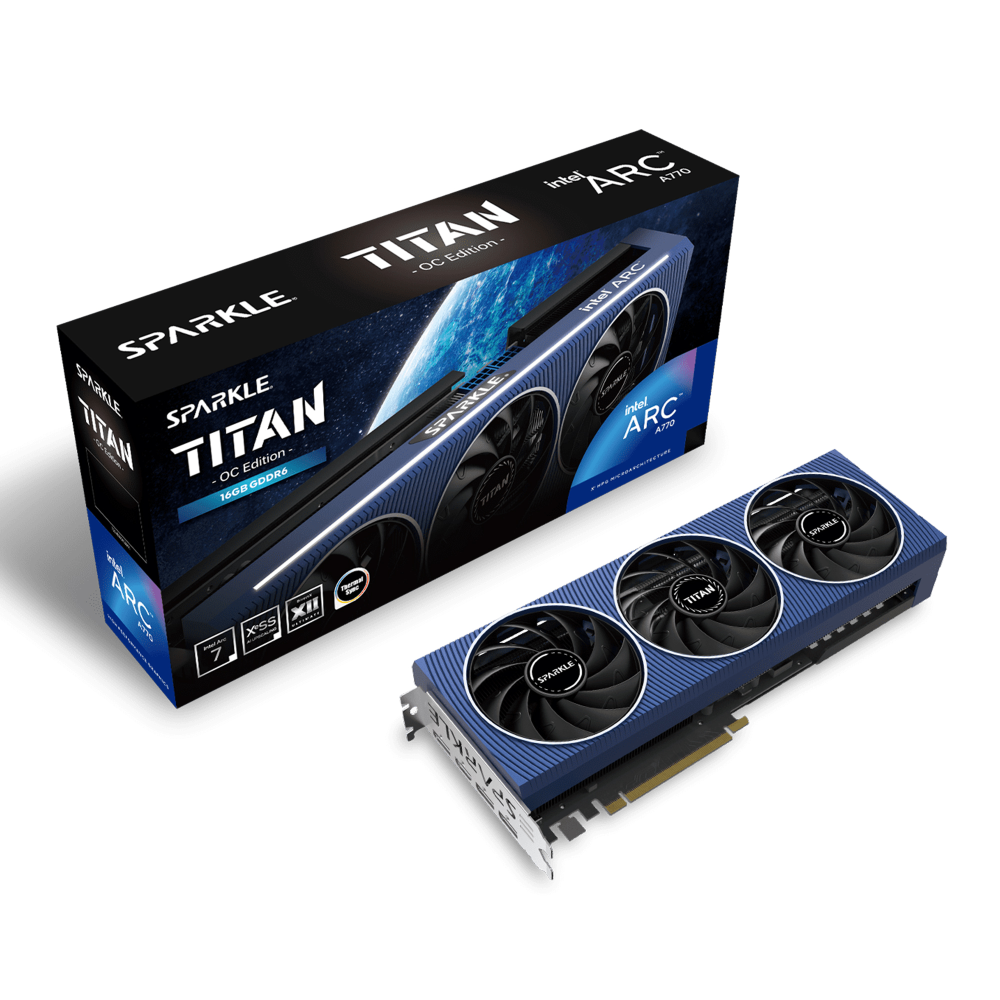 SPARKLE Intel Arc A770 TITAN OC Edition 16 GB