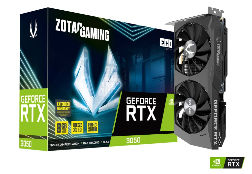 ZOTAC Geforce RTX 3050 Eco 8 GB