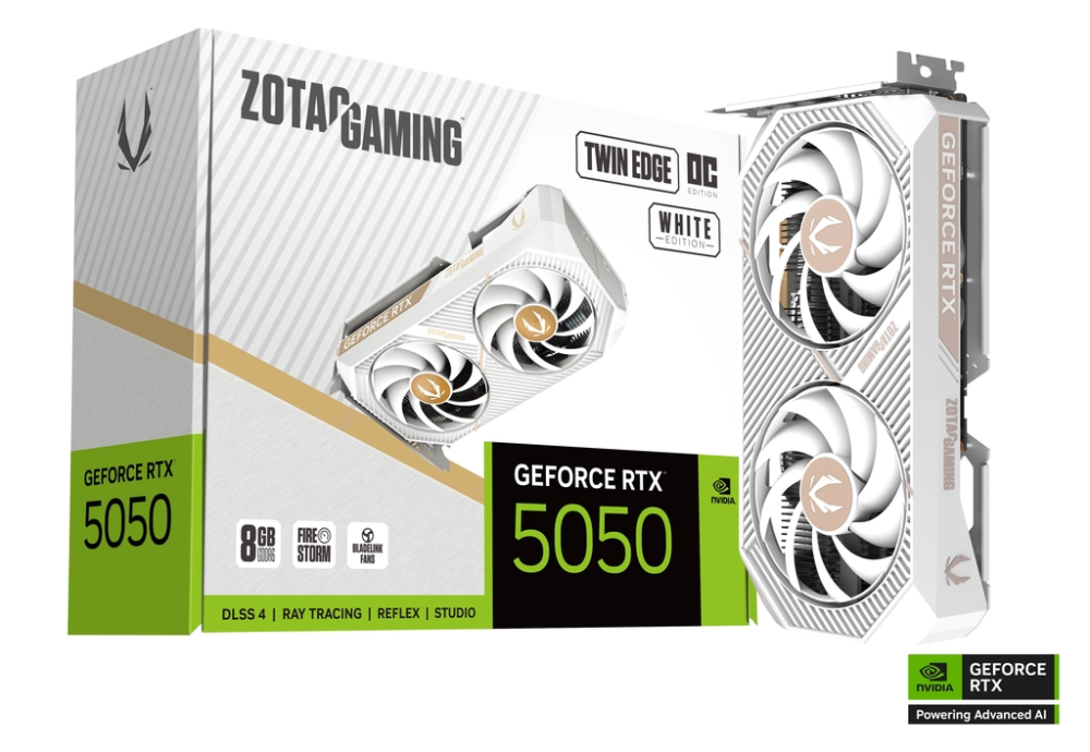 ZOTAC GAMING RTX 5050 Twin Edge OC White 8GB