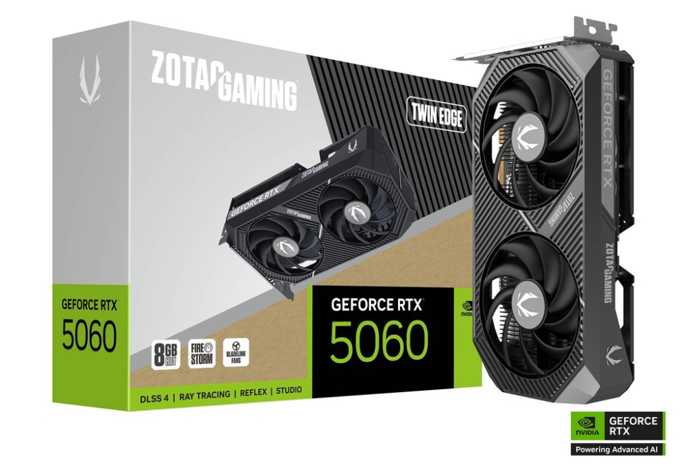 ZOTAC GAMING RTX 5060 Twin Edge 8GB