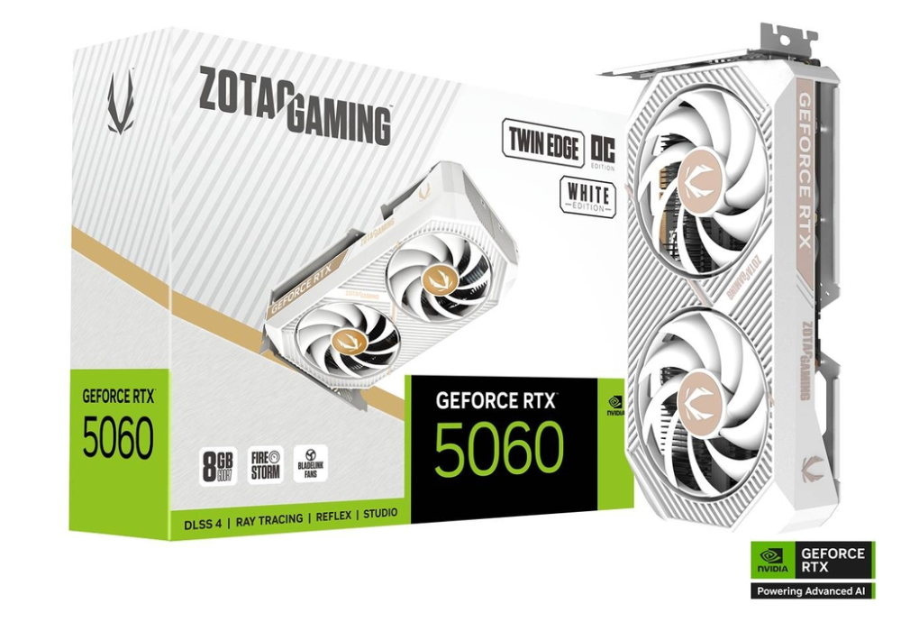 ZOTAC GAMING RTX 5060 Twin Edge OC White 8GB