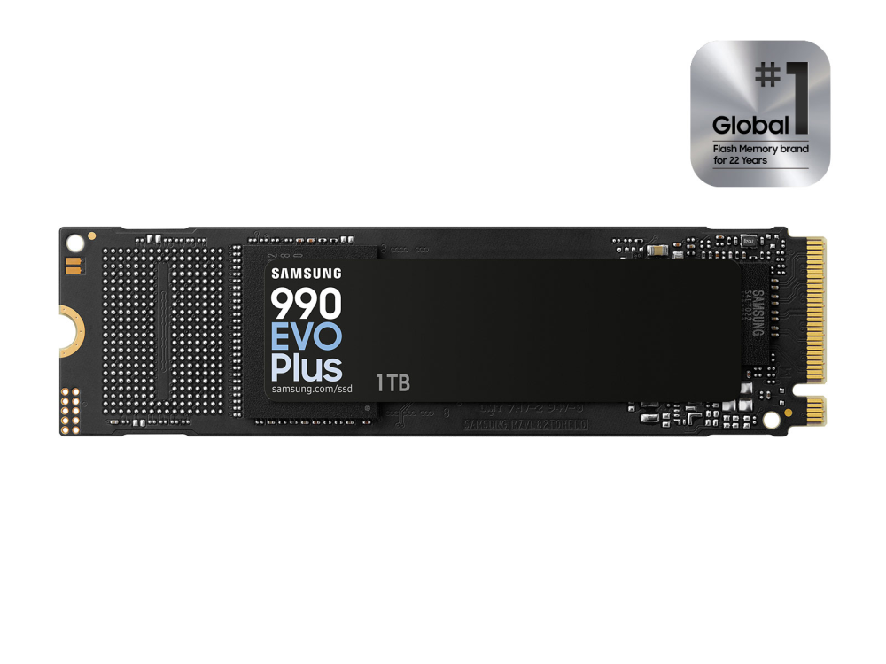 Samsung SSD 990 EVO Plus, 1 TB, M.2 NVMe