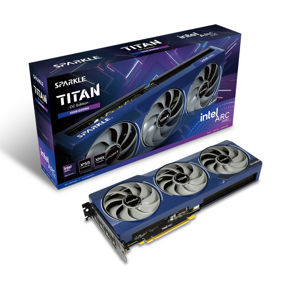 SPARKLE Intel Arc B580 TITAN OC 12 GB
