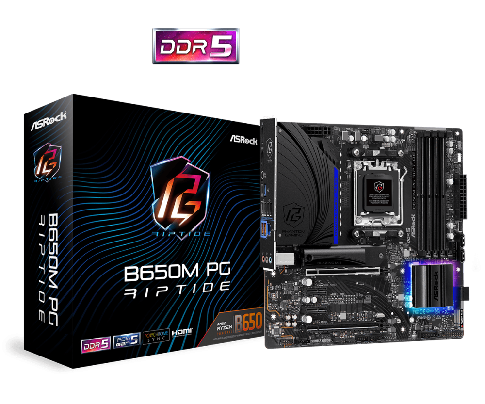 ASRock B650M Phantom Gaming Riptide