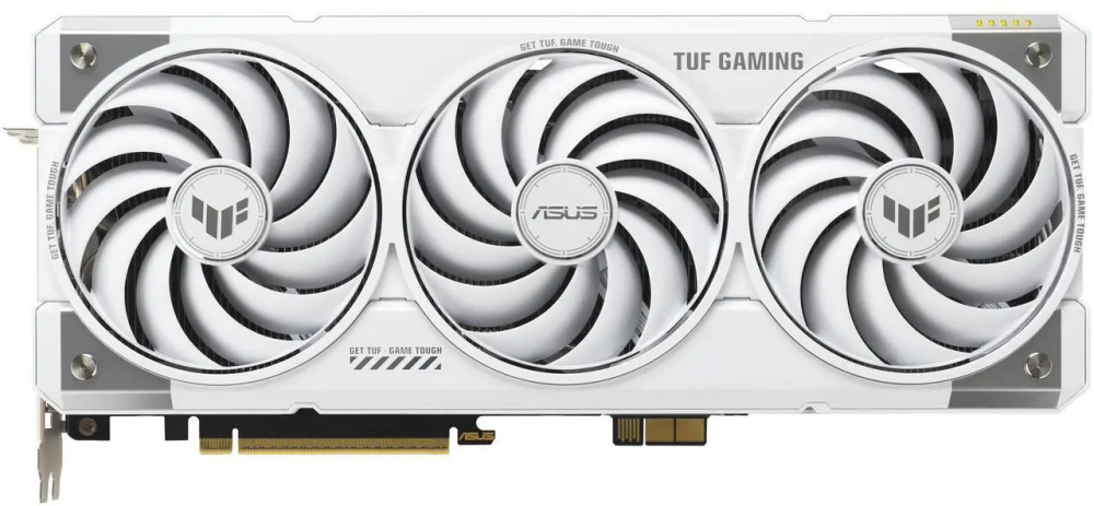 ASUS TUF Gaming BTF White Edition with Detachable GC-HPWR Adapter GeForce RTX 5070 Ti 16GB GDDR7 PCI Express 5.0 x16 ATX Graphics Cards TUF-RTX5070TI-O16G-BTF-WHITE
