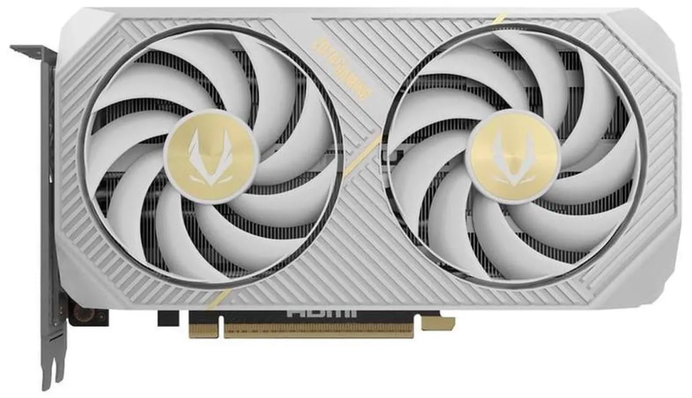 ZOTAC Twin Edge OC White Edition GeForce RTX 5060 Ti 16GB GDDR7 PCI Express 5.0 x8 ATX Graphics Card ZOTAC GAMING GeForce RTX 5060 Ti 16GB Twin Edge OC White Edition ZT-B50620Q-10M