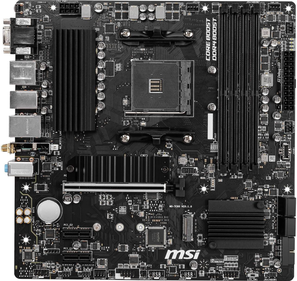 MSI PRO B550M PRO-VDH WIFI AM4 AMD B550 USB 3.0 Micro ATX AMD Motherboard