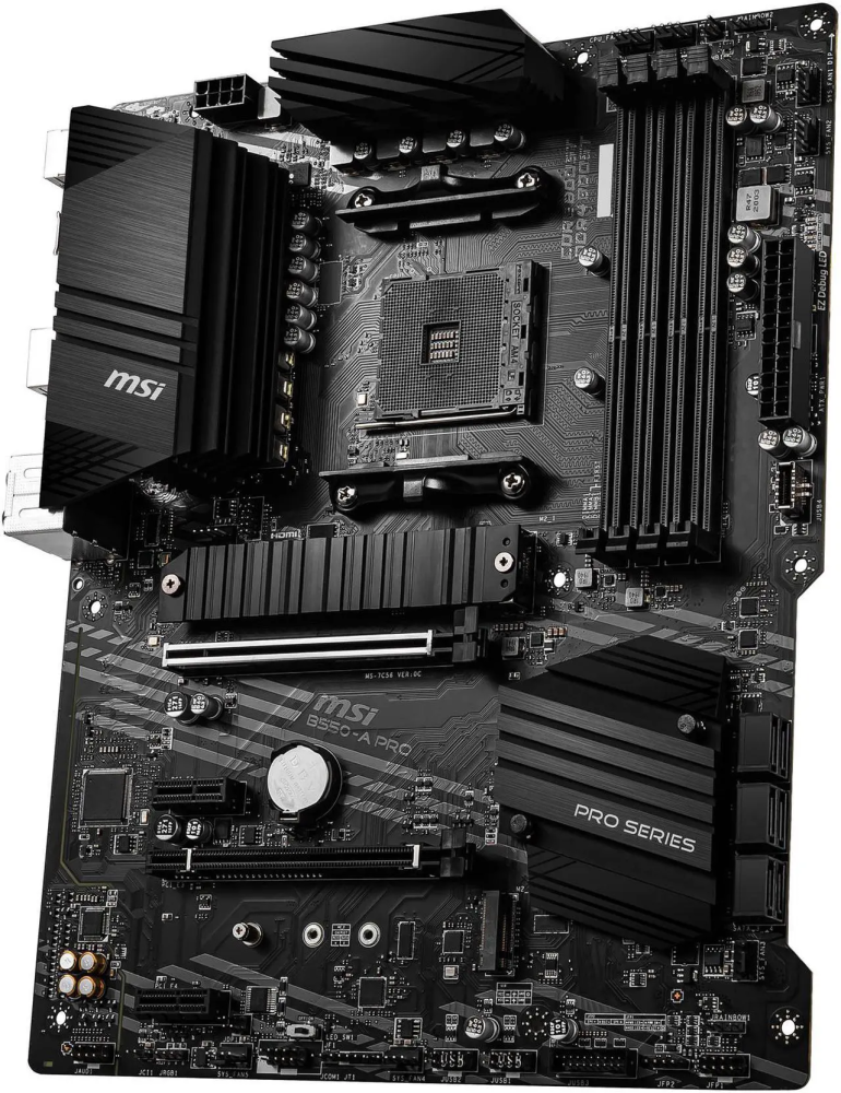 MSI PRO B550-A PRO AM4 AMD B550 USB 3.0 ATX AMD Motherboard - Featured Image