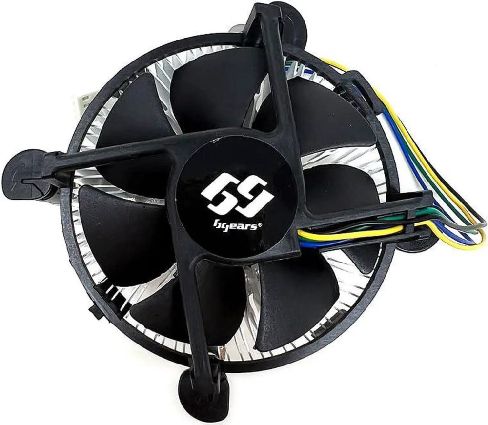 Bluegears Bgears b-Cooler LGA115X CPU Cooler with Copper Core, 1-Inch-Thick Aluminum Heatsink, 90mm PWM fan for 90W TDP. Support motherboard for Intel CPU i3/i5/i7 with LGA 7775/1150/1151/1155/1156