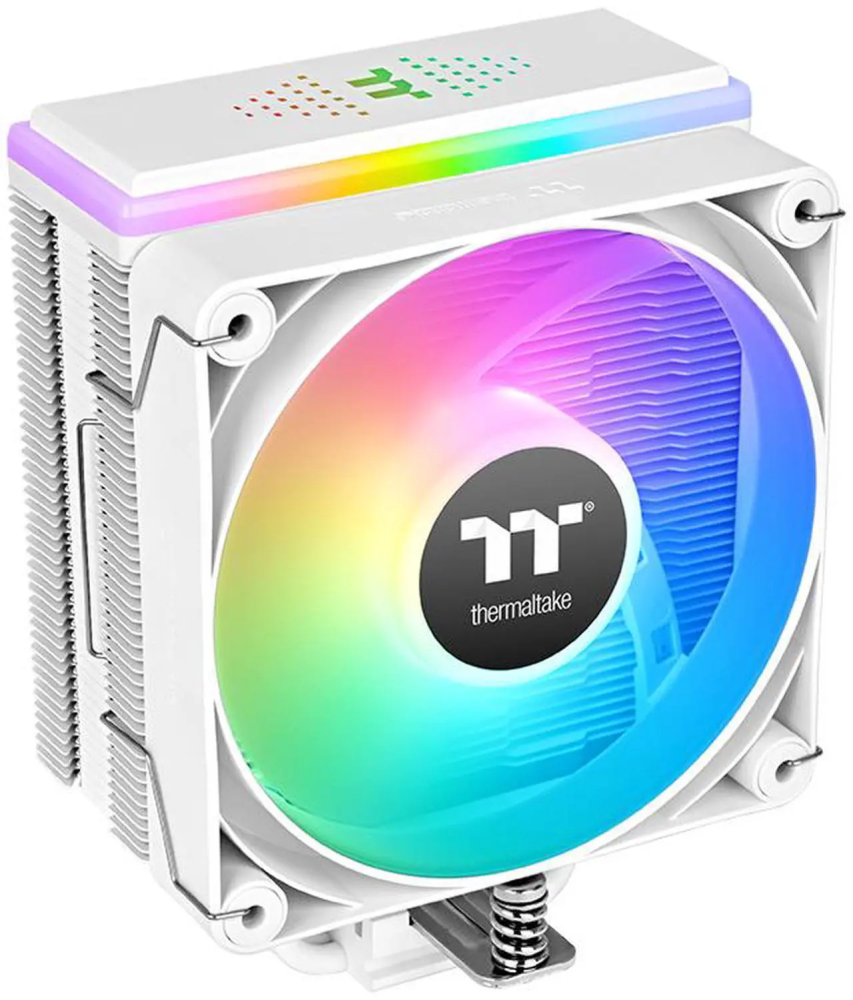 Thermaltake ASTRIA 200 ARGB CPU Cooler; 4 Copper Heat Pipes; 120mm PWM Fan; 500~1800RPM; Single Tower; Intel/AMD; 210W TDP; White; CL-P137-AL12SW-A