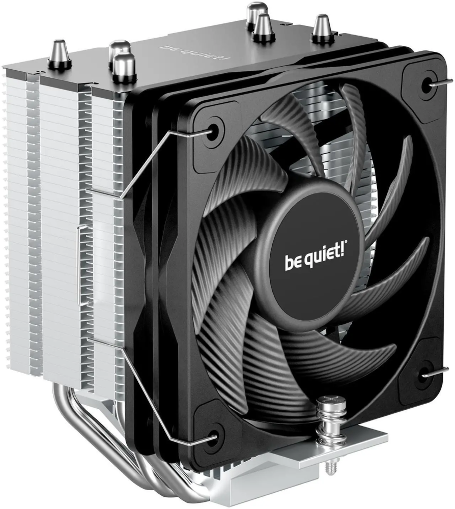 be quiet! Pure Rock Slim 3, CPU Cooler, 130 W TDP, 100 mm PWM be quiet! Fan, 3 Heatpipes, Asymmetric Design, Slim Tower