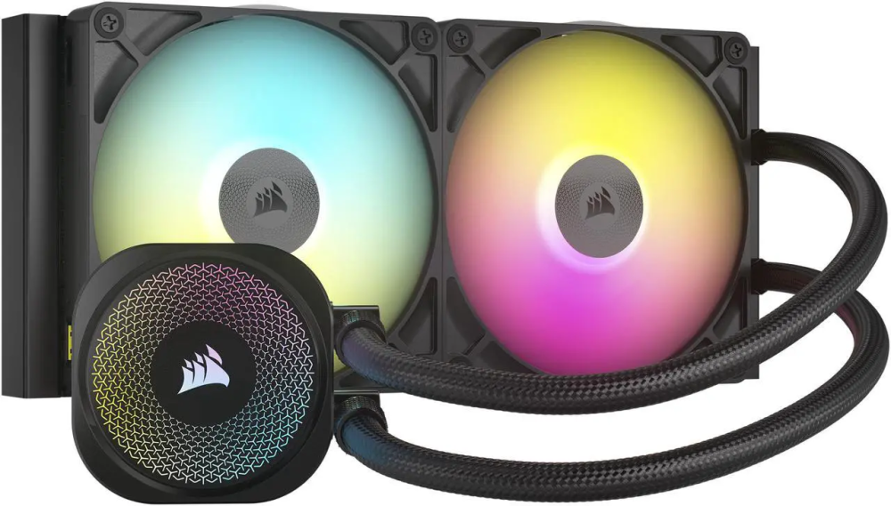 CORSAIR iCUE LINK TITAN 280 RX RGB Liquid CPU Cooler - RX140 RGB Fans - Fits Intel LGA 1851/1700, AMD AM5/AM4 - iCUE LINK System Hub Included