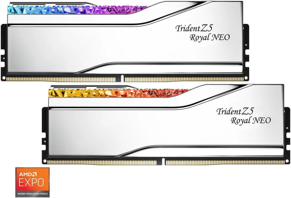 G.SKILL Trident Z Royal Series 64GB (2 x 32GB) 288-Pin PC RAM DDR5 6000 (PC5 48000) Desktop Memory Model F5-6000J2836G32GX2-TR5NS