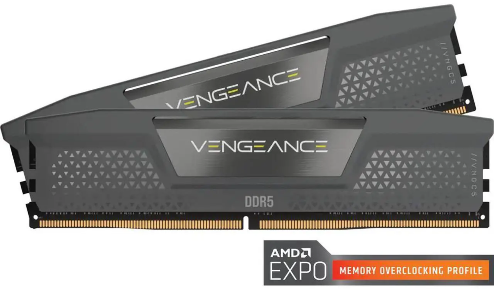 CORSAIR Vengeance 96GB (2 x 48GB) 288-Pin PC RAM DDR5 6000 (PC5 48000) Desktop Memory Model CMK96GX5M2E6000Z36